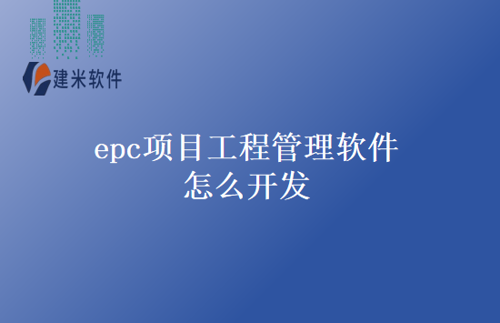 epc项目工程管理软件怎么开发