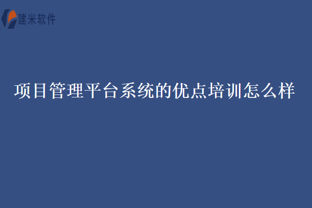 项目管理平台系统的优点培训怎么样？