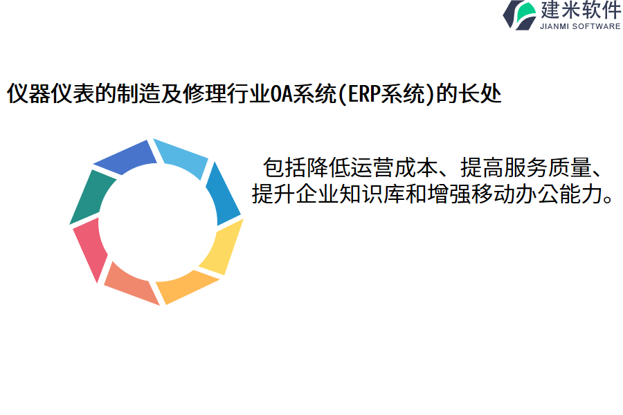 仪器仪表的制造及修理行业OA系统(ERP系统)的长处