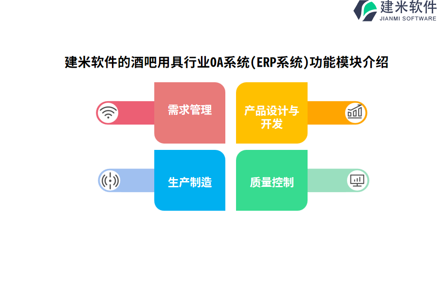 建米软件的酒吧用具行业OA系统(ERP系统)功能模块介绍