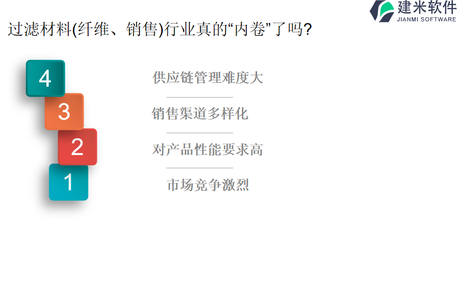 过滤材料(纤维、销售）行业OA系统、ERP管理系统