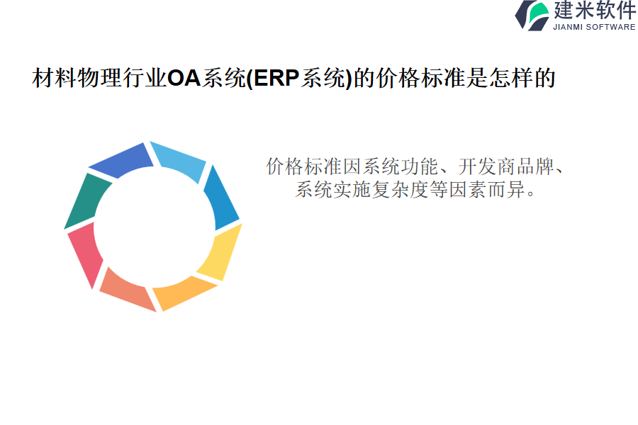 材料物理行业OA系统(ERP系统)的价格标准是怎样的