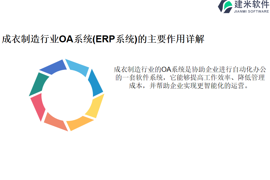 成衣制造行业OA系统(ERP系统)的主要作用详解