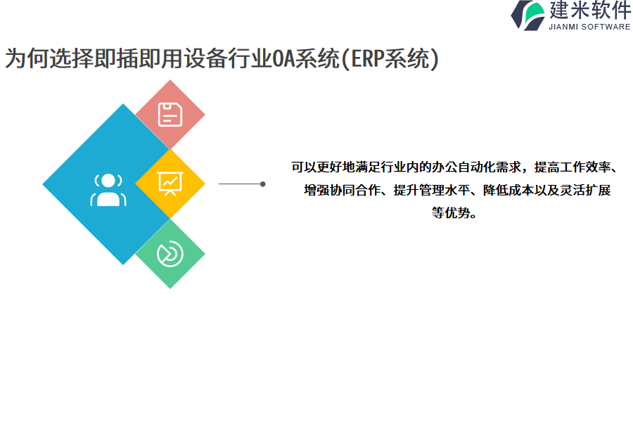 为何选择即插即用设备行业OA系统(ERP系统)