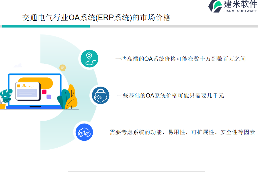 交通电气行业OA系统(ERP系统)的市场价格