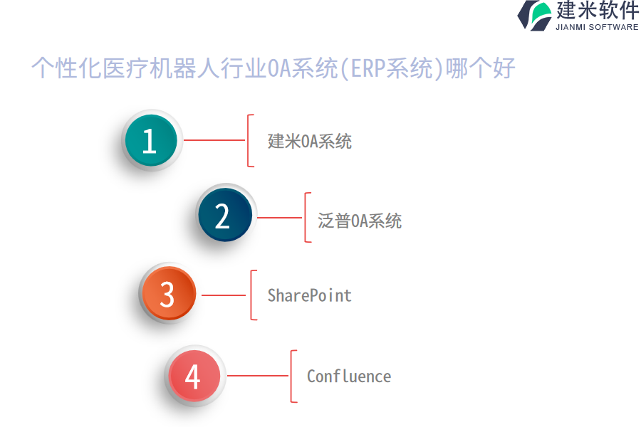 个性化医疗机器人行业OA系统(ERP系统)哪个好