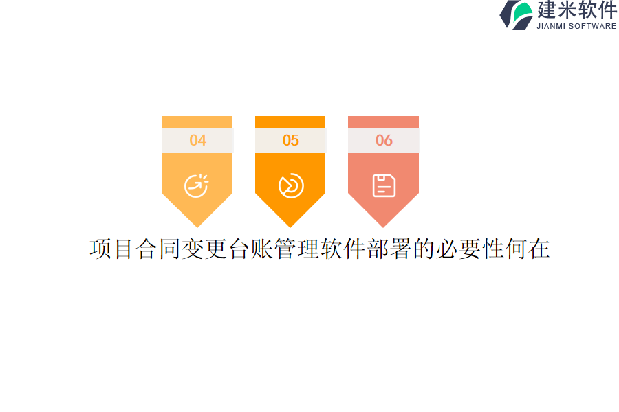 项目合同变更台账管理软件部署的必要性何在？
