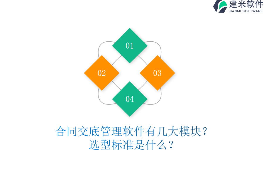 合同交底管理软件有几大模块？选型标准是什么？