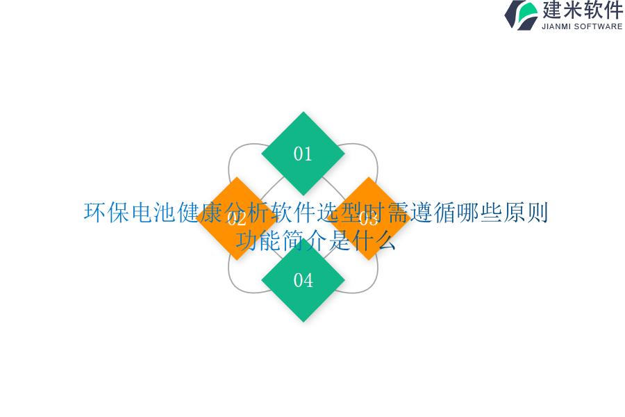 环保电池健康分析软件选型时需遵循哪些原则？功能简介是什么？