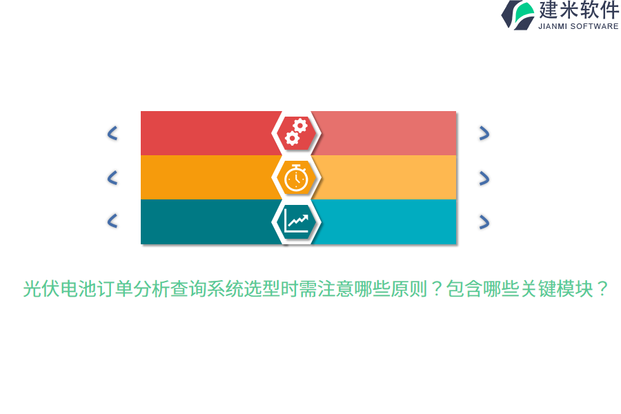 光伏电池订单分析查询系统选型时需注意哪些原则？包含哪些关键模块？