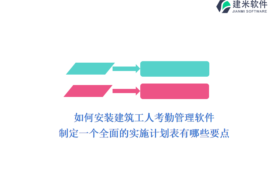 如何安装建筑工人考勤管理软件？制定一个全面的实施计划表有哪些要点？