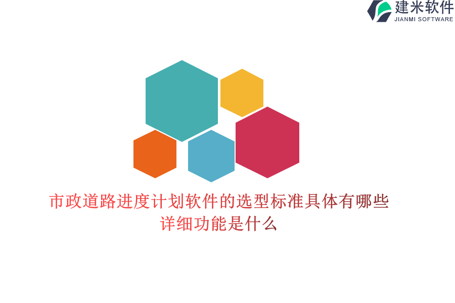 市政道路进度计划软件的选型标准具体有哪些？详细功能是什么？