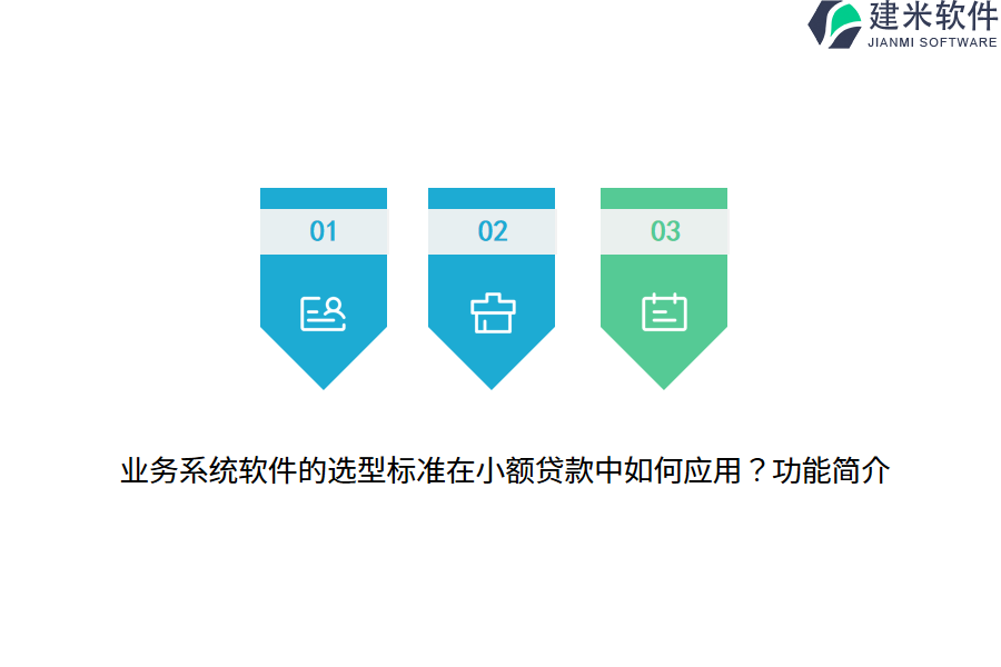 业务系统软件的选型标准在小额贷款中如何应用？功能简介