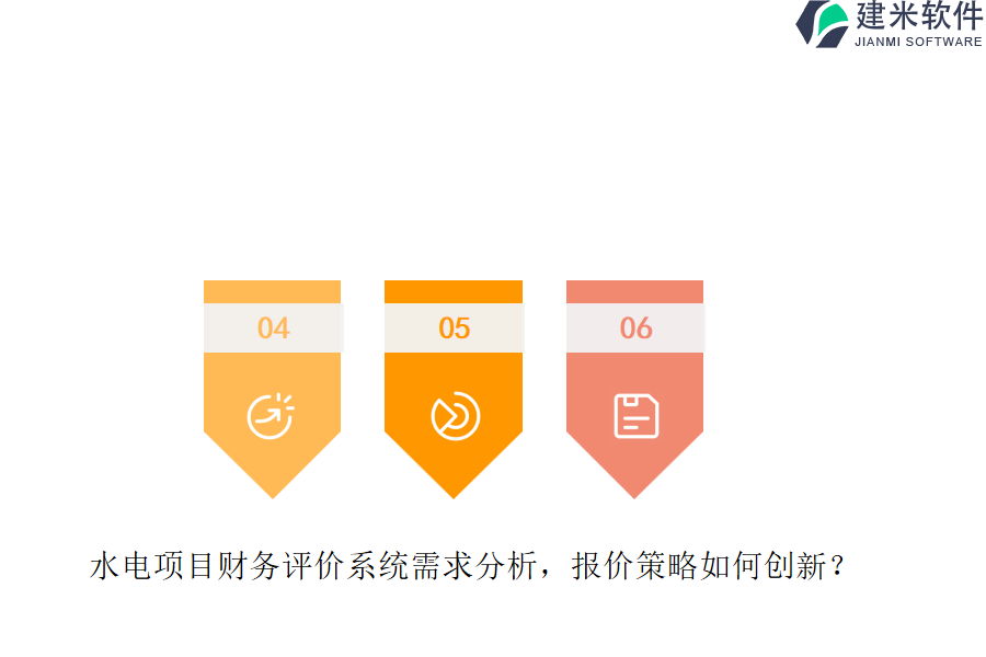 水电项目财务评价系统需求分析，报价策略如何创新？