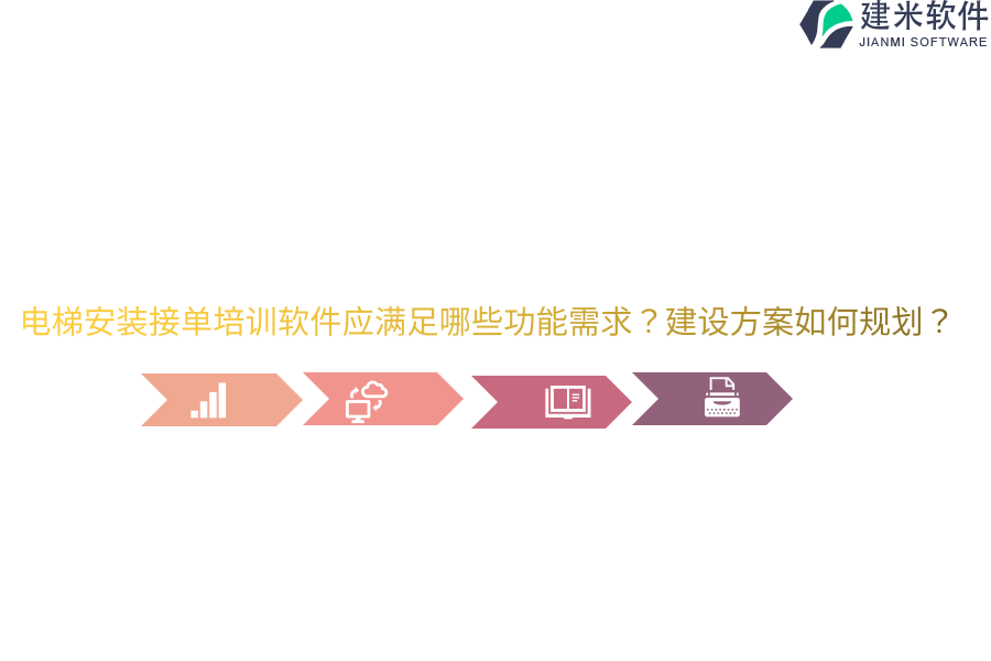 电梯安装接单培训软件应满足哪些功能需求？建设方案如何规划？