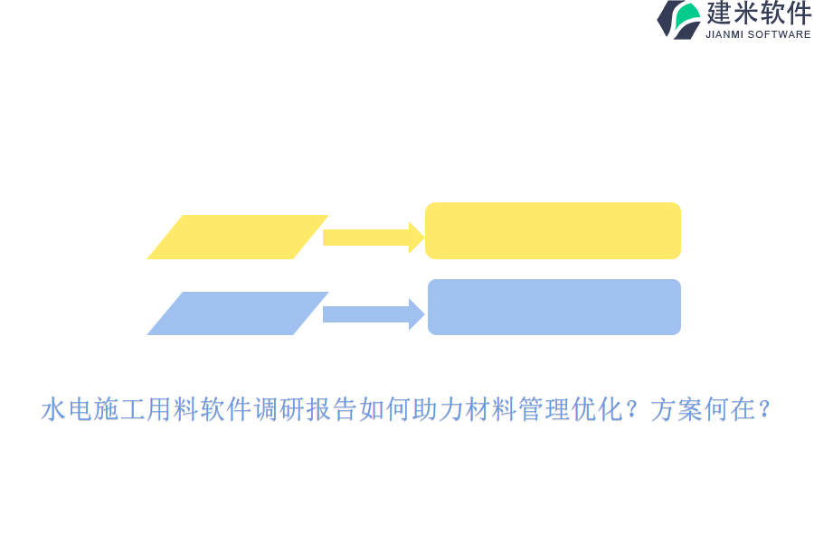 水电施工用料软件调研报告如何助力材料管理优化？方案何在？